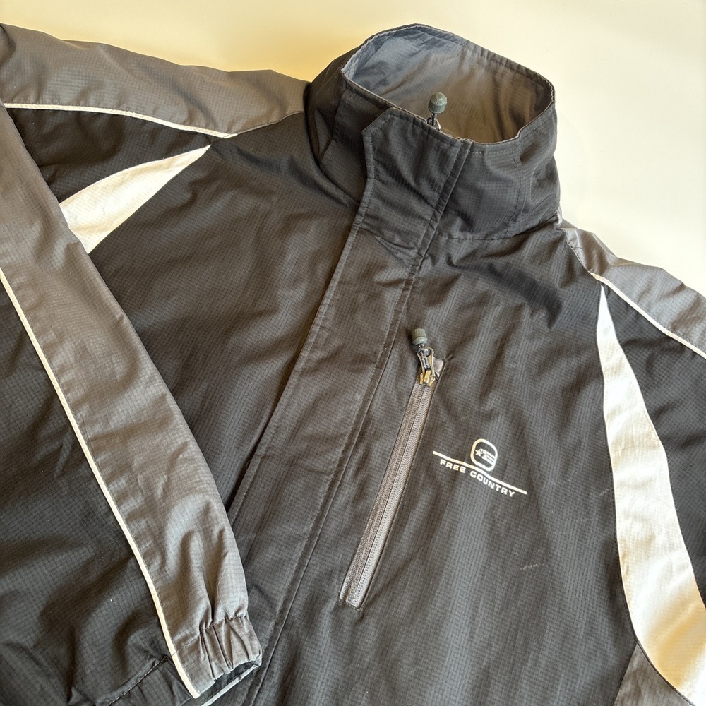 Free Country Water Resistant Rip Stop‎ Light Weight Windbreaker Men's MEDIUM